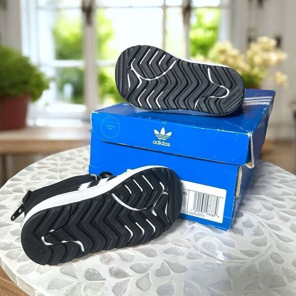 Adidas Superstar 360 Rain I Toddler Infant Kids 5K Black White Waterproof Slip-O - Picture 10 of 13